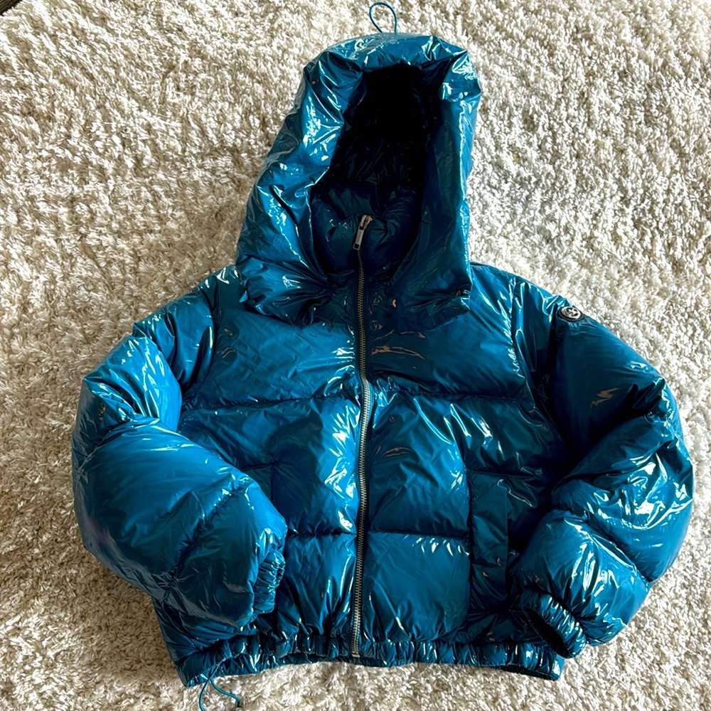 Michael kors blue puffer